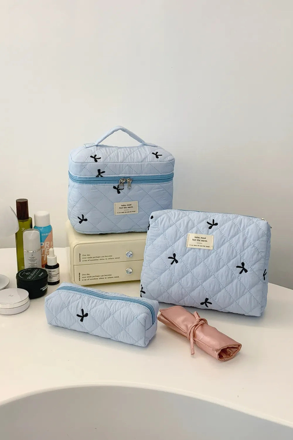 Bows Travel Bag Set