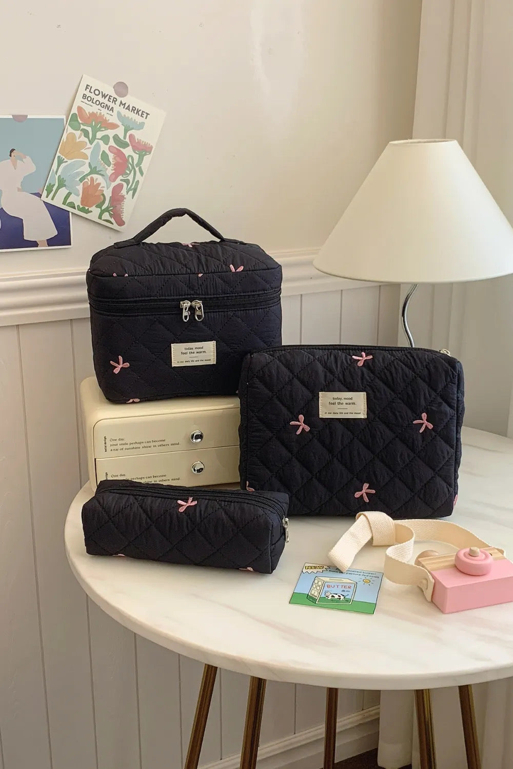 Bows Travel Bag Set